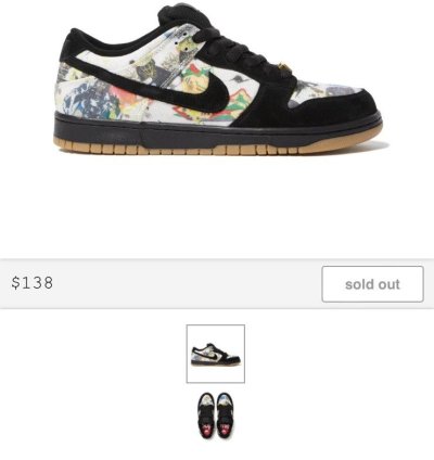 Supreme Nike Sb Low Rammellzee