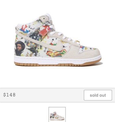 Supreme Nike Sb Rammellzee Dunk High