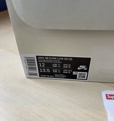 Supreme Nike Sb Rammellzee Dunk Low