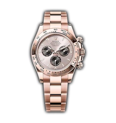 Rolex Daytona 40mm 18k Everose Gold Sundust Bright Black Dial New Caliber