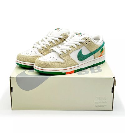 Jarritos × Nike Sb Dunk Low Phamtom Safety Orange-malachite Fd0860-001