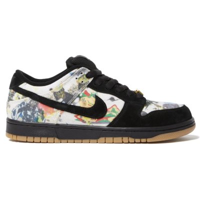 Supreme Nike Sb Rammellzee Dunk Low Black