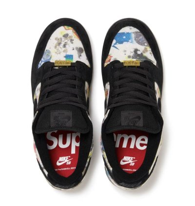 Supreme Nike Sb Rammellzee Dunk Low Black