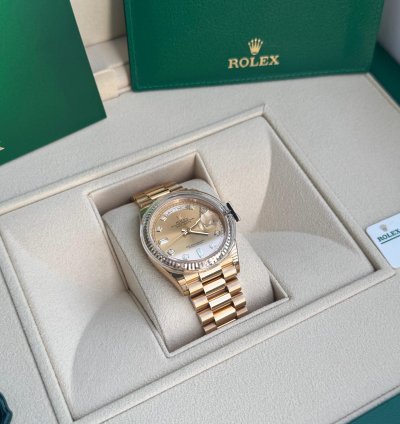Rolex Day-date 36 Yellow Gold Ref 128238 Year 2022 Unworn