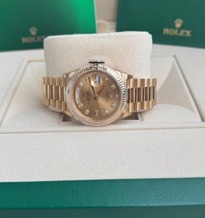Rolex Day-date 36 Yellow Gold Ref 128238 Year 2022 Unworn