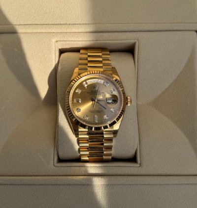 Rolex Day-date 36 Yellow Gold Ref 128238 Year 2022 Unworn