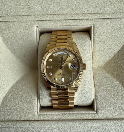 Rolex Day-date 36 Yellow Gold Ref 128238 Year 2022 Unworn