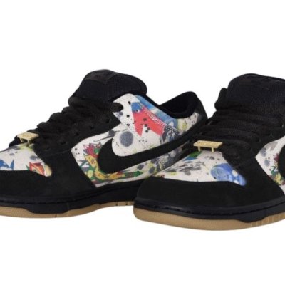 Supreme Nike Sb Rammellzee Dunk Low Multicolor Size 9 5 Mens