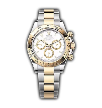 Rolex Daytona 40mm 18k Steel And Yellow Gold White Dial Caliber 4131