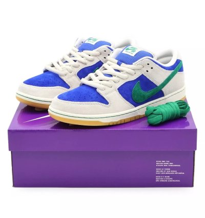 Nike Sb Dunk Low Phantom Malachite Hyper Royal Blue Green Hf3704-001