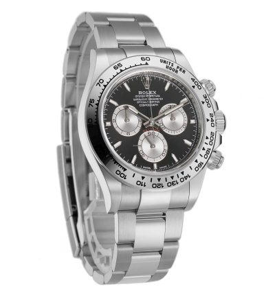 Rolex Daytona 40mm 18k White Gold Black Dial Caliber 4131