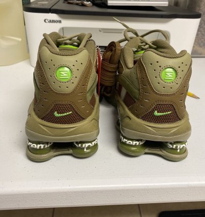 Supreme Nike Shox 2 Olive