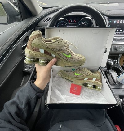 Supreme Nike Shox Olive