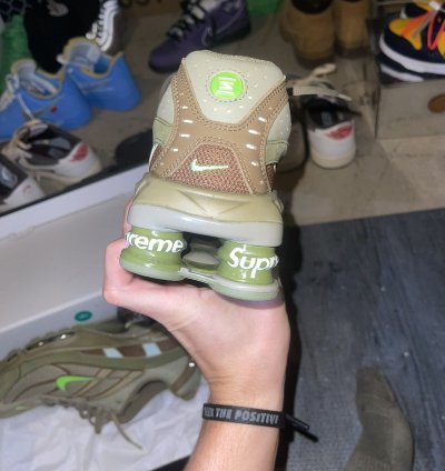 Supreme Nike Shox Olive