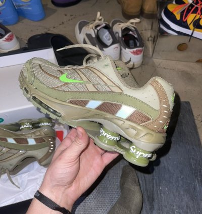 Supreme Nike Shox Olive