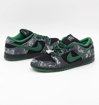 There Skateboards Nike Sb Dunk Low Pro Anthracite And Gorge Hf7743-001