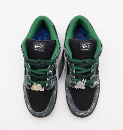 There Skateboards Nike Sb Dunk Low Pro Anthracite And Gorge Hf7743-001