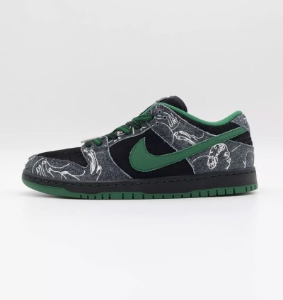There Skateboards Nike Sb Dunk Low Pro Anthracite And Gorge Hf7743-001