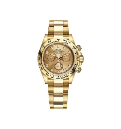 Rolex Daytona 40mm 18k Yellow Gold Champagne Dial Oyster 116508 2023