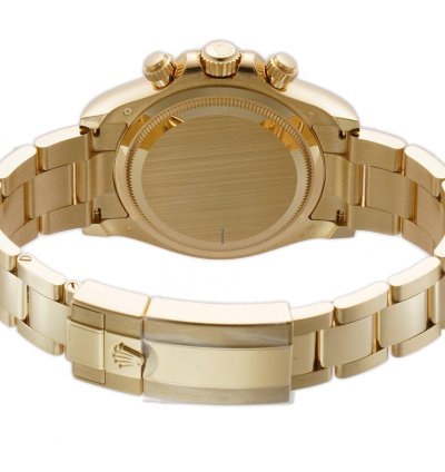 Rolex Daytona 40mm 18k Yellow Gold Golden Champagne Dial Cal 4131