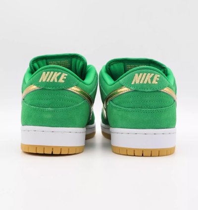 Nike Sb Dunk Low Pro St Patricks Day Shamrock Lucky Green Bq6817-303
