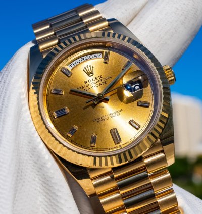Rolex Day-date 40 2021 Day-date Yellow Gold Baguette 228238a