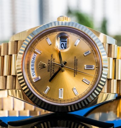 Rolex Day-date 40 2021 Day-date Yellow Gold Baguette 228238a