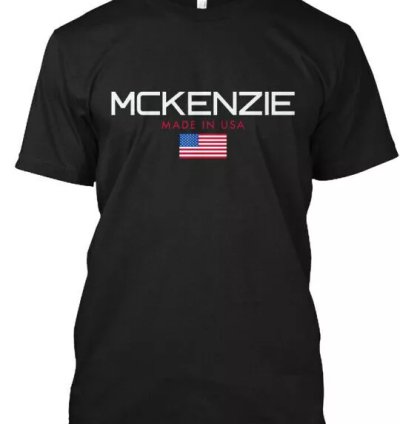 Mckenzie Made In Usa T-shirt Made In The Usa Size S To 5xl