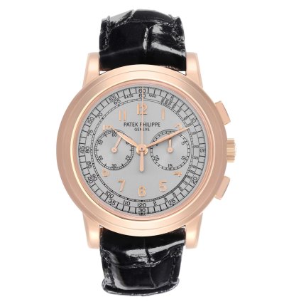 Patek Philippe Chronograph Complications Chronograph Rose Gold Mens Watch 5070r Box Papers