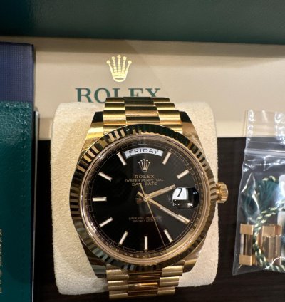 Rolex Day-date 40 2021 Rolex Day Date Yellow Gold President 40mm Unworn Box Pa