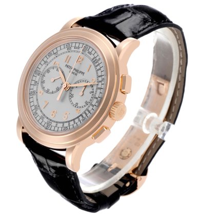 Patek Philippe Chronograph Complications Chronograph Rose Gold Mens Watch 5070r Box Papers