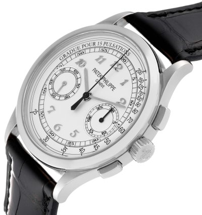 Patek Philippe Chronograph Complications Chronograph White Gold Mens Watch 5170g
