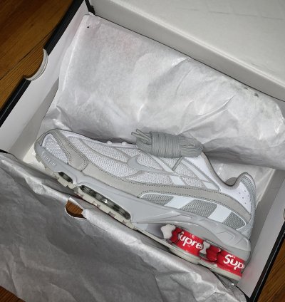 Supreme Nike Shox Ride 2 White Size 10