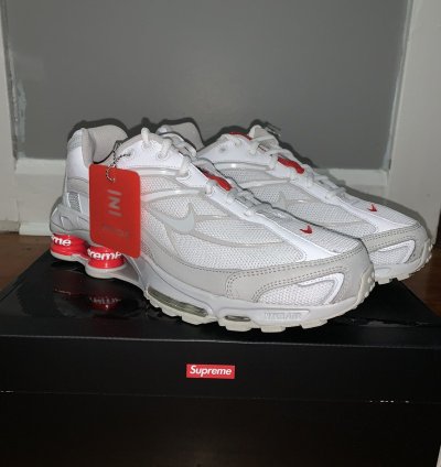 Supreme Nike Shox Ride 2 White Size 10