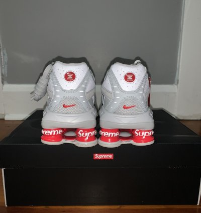 Supreme Nike Shox Ride 2 White Size 10