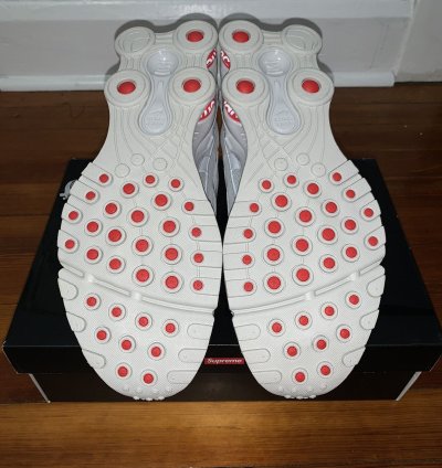 Supreme Nike Shox Ride 2 White Size 10