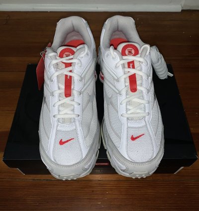 Supreme Nike Shox Ride 2 White Size 10