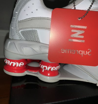 Supreme Nike Shox Ride 2 White Size 10