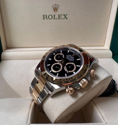 Rolex Daytona 40mm Black Dial Ungetragen Neu 12 24 Original Pap Box