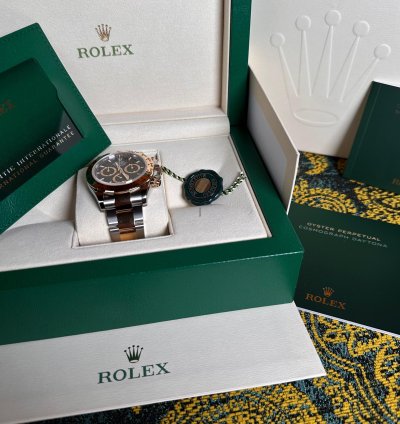 Rolex Daytona 40mm Black Dial Ungetragen Neu 12 24 Original Pap Box