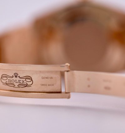 Rolex Day-date 40 2023 Day Date 40 Rbr Rose Gold Chocolate Baguette Dial Rbr 228345rbr
