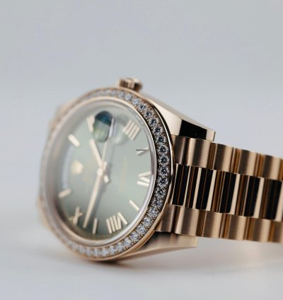 Rolex Day-date 40 2023 Day Date 40 Rbr Rose Gold Olive 228345rbr