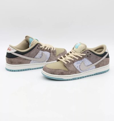 Fz3129-200 Nike Sb Dunk Low Pro Big Money Savings Brown White Grey Aqua