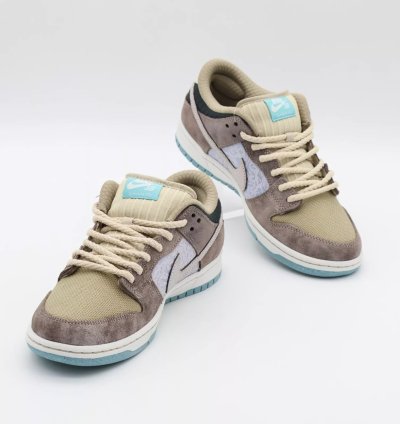 Fz3129-200 Nike Sb Dunk Low Pro Big Money Savings Brown White Grey Aqua