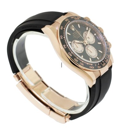 Rolex Daytona 40mm Everose Gold Black Dial Black Bezel 126515