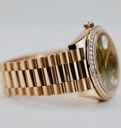 Rolex Day-date 40 2023 Day Date 40 Rbr Rose Gold Olive Anniversary Dial 228345rbr