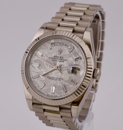 Rolex Day-date 40 2023 Day Date 40 White Gold Meteorite 228239