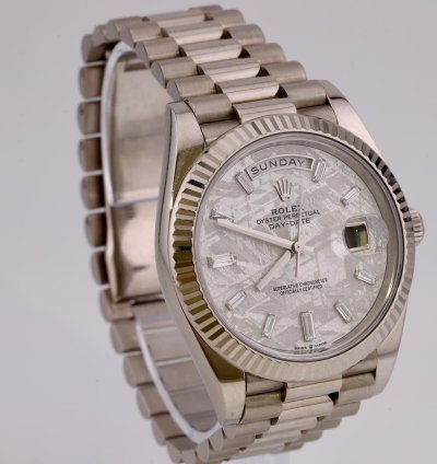 Rolex Day-date 40 2023 Day Date 40 White Gold Meteorite 228239