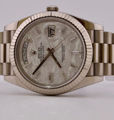 Rolex Day-date 40 2023 Day Date 40 White Gold Meteorite 228239