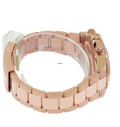 Rolex Daytona 40mm Everose Gold Black Index Dial Gold Bezel 126505